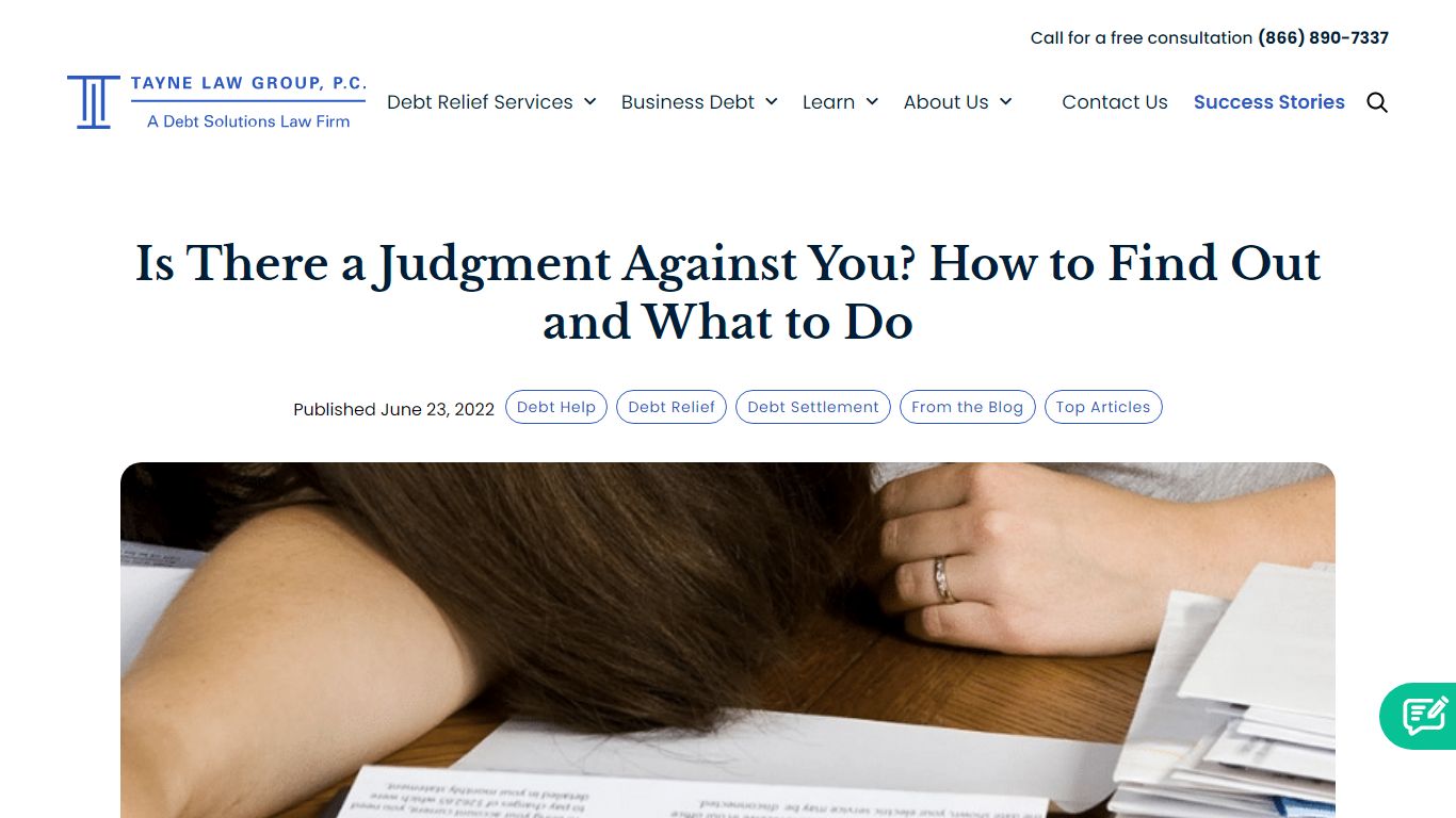 Is There a Judgment Against You? How to Find Out and What to Do